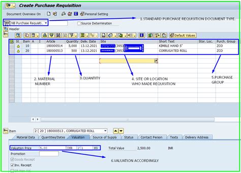 purchase requisition in sap